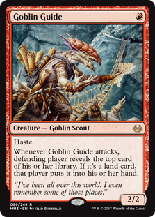 Goblin Guide (Modern Masters 2017) Light Play
