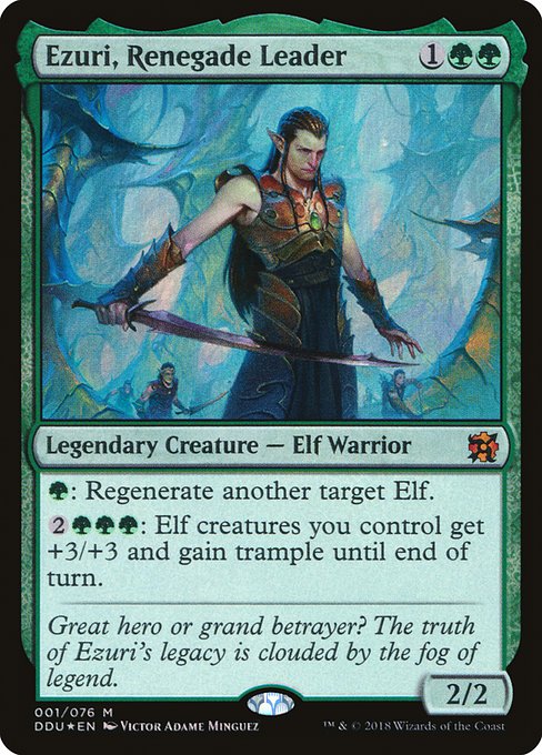 Ezuri, Renegade Leader (Duel Decks: Elves vs Inventors) Near Mint Foil
