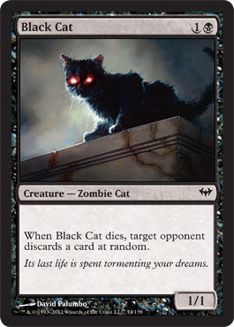 Black Cat (Dark Ascension) Medium Play