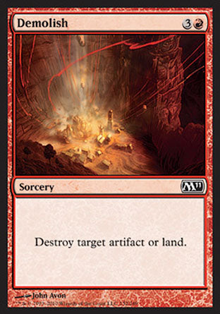 Demolish (Magic 2011 Core Set) Medium Play
