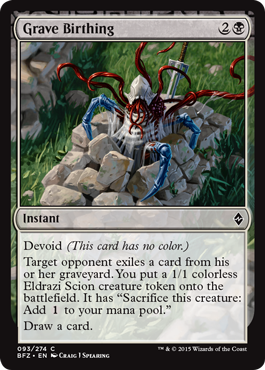 Grave Birthing (Battle for Zendikar) Medium Play