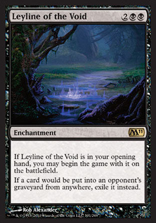 Leyline of the Void (Magic 2011 Core Set) Medium Play