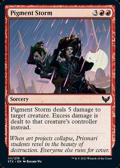 Pigment Storm (Strixhaven) Near Mint Foil