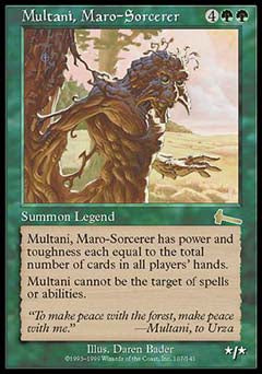 Multani, Maro-Sorcerer (Urza's Legacy) Light Play