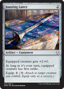 Jousting Lance (Dominaria) Near Mint Foil