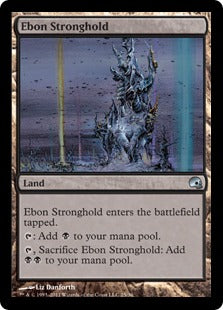 Ebon Stronghold (Premium Deck Series: Graveborn) Light Play Foil