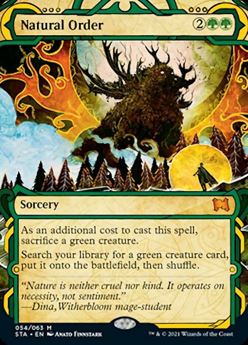 Natural Order (Foil Etched) (Strixhaven Mystical Archive) Near Mint Foil