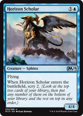 Horizon Scholar (Magic 2019 Core Set) Near Mint