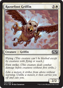Razorfoot Griffin (Magic 2015 Core Set) Medium Play