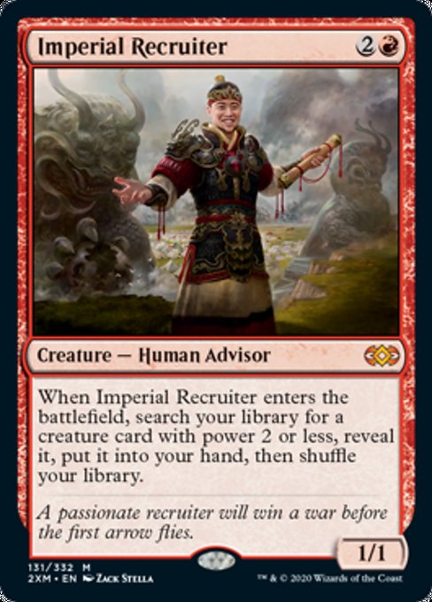 Imperial Recruiter (Double Masters) Medium Play Foil