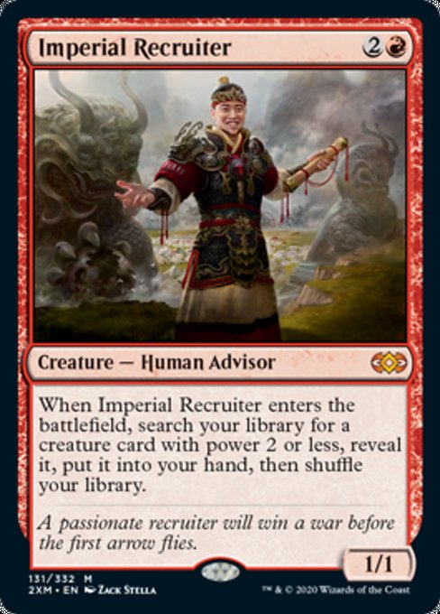 Imperial Recruiter (Double Masters) Near Mint Foil