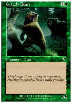 Grizzly Bears (7th Edition) Heavy Play