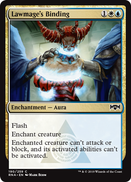 Lawmage's Binding (Ravnica Allegiance) Near Mint