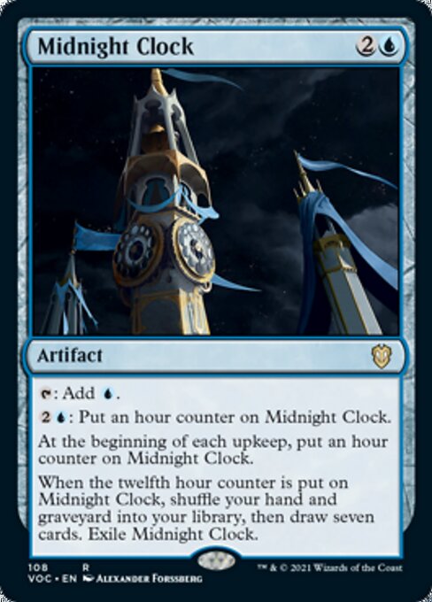 Midnight Clock (Commander 2021 Crimson Vow) Near Mint