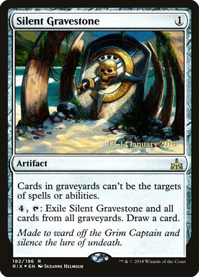 Silent Gravestone (Promos: Prerelease Cards) Near Mint Foil