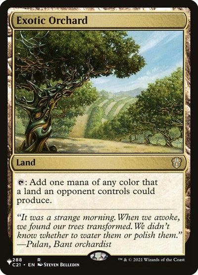 Exotic Orchard (Secret Lair Commander: Heads I Win, Tails You Lose) Near Mint