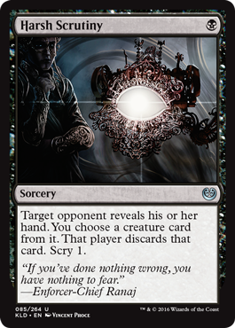Harsh Scrutiny (Kaladesh) Medium Play