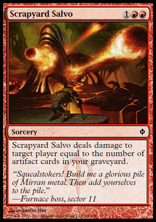 Scrapyard Salvo (New Phyrexia) Near Mint