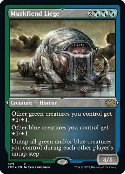 Murkfiend Liege (Foil Etched) (Double Masters 2022) Near Mint Foil