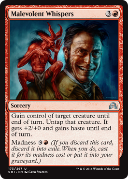 Malevolent Whispers (Shadows Over Innistrad) Near Mint