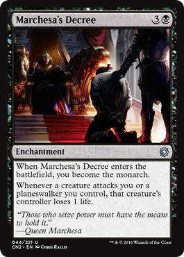 Marchesa's Decree (Conspiracy: Take the Crown) Near Mint Foil