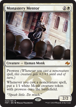 Monastery Mentor (Fate Reforged) Heavy Play