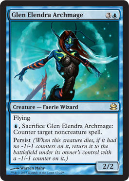 Glen Elendra Archmage (Modern Masters) Medium Play Foil
