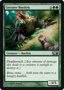 Greater Basilisk (Magic 2012 Core Set) Medium Play