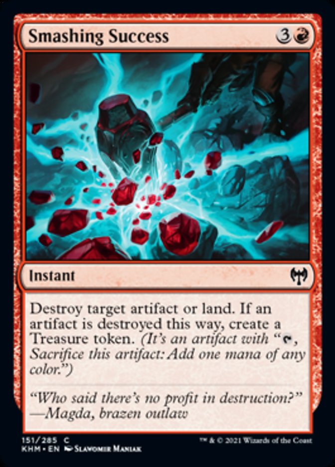 Smashing Success (Kaldheim) Near Mint Foil