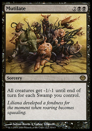 Mutilate (Duel Decks: Garruk vs Liliana) Heavy Play