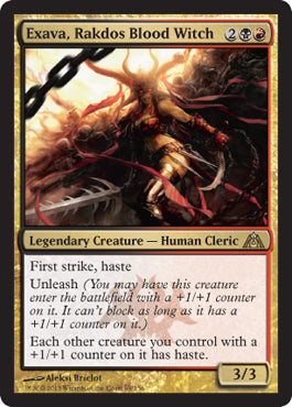 Exava, Rakdos Blood Witch (Dragon's Maze) Medium Play Foil