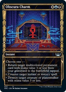 Obscura Charm (Showcase) (Streets of New Capenna) Near Mint