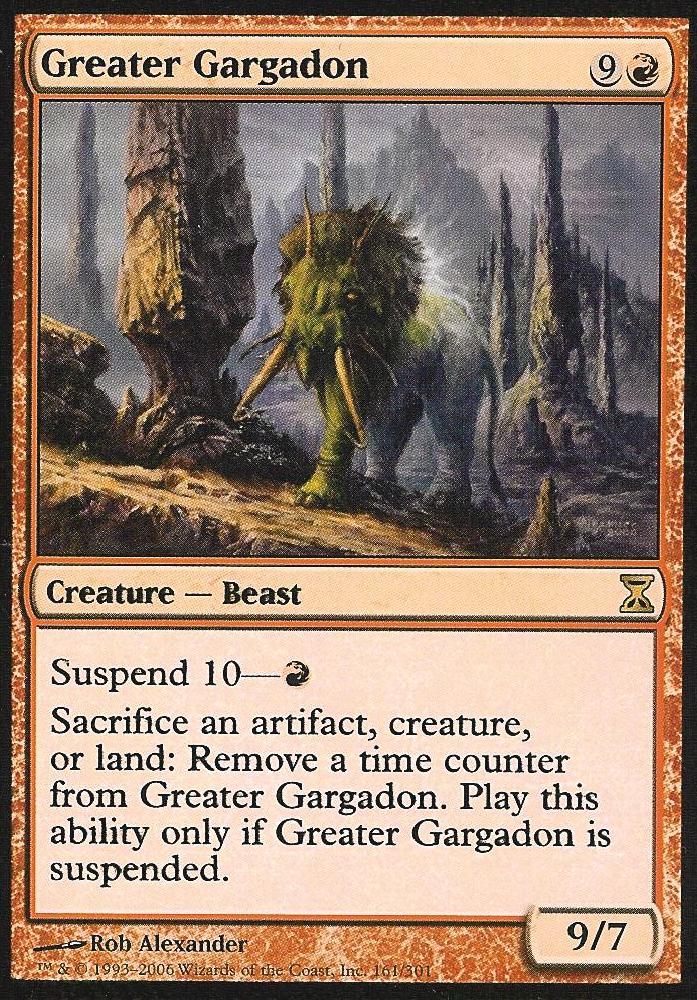 Greater Gargadon (Time Spiral) Medium Play