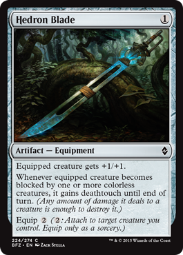 Hedron Blade (Battle for Zendikar) Medium Play