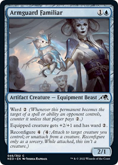 Armguard Familiar (Kamigawa: Neon Dynasty) Medium Play
