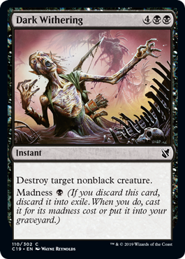 Dark Withering (Commander 2019) Near Mint