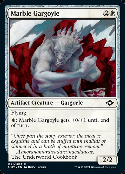 Marble Gargoyle (Modern Horizons 2) Light Play