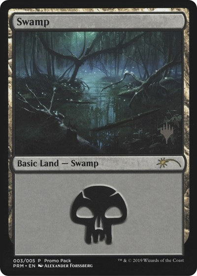 Swamp (Promo Pack: Core Set 2020) Light Play Foil