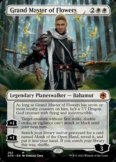 Grand Master of Flowers (Borderless) (Adventures in the Forgotten Realms) Near Mint Foil