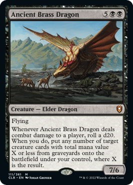 Ancient Brass Dragon (Commander Legends: Battle for Baldur's Gate) Near Mint