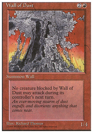 Wall of Dust (4th Edition) Medium Play