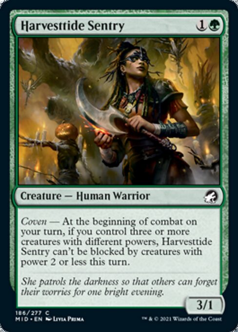 Harvesttide Sentry (Innistrad: Midnight Hunt) Near Mint Foil