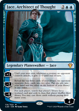 Jace, Architect of Thought (Commander 2020 Ikoria) Near Mint
