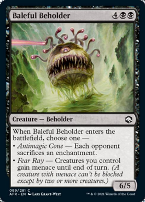 Baleful Beholder (Adventures in the Forgotten Realms) Near Mint Foil