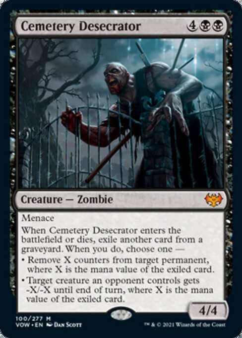 Cemetery Desecrator (Innistrad: Crimson Vow) Near Mint