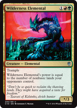 Wilderness Elemental (Commander 2016 Edition) Near Mint
