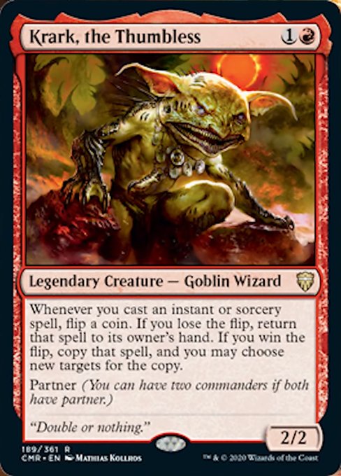 Krark, the Thumbless (Commander Legends) Light Play