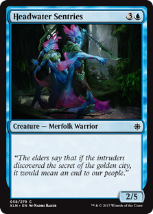 Headwater Sentries (Ixalan) Light Play