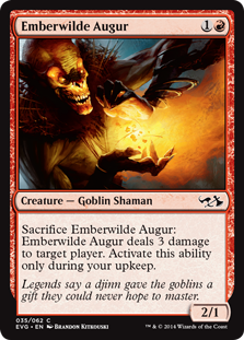Emberwilde Augur (Duel Decks Anthology: Elves vs Goblins) Heavy Play
