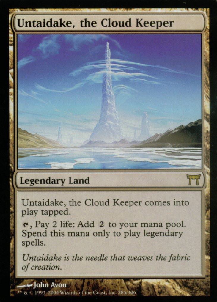 Untaidake, the Cloud Keeper (Champions of Kamigawa) Light Play